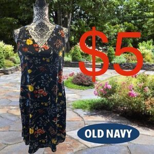 $5 add on item, Old navy flower detail slip on dress
